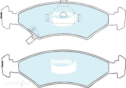 Bendix Brake Pads Front Kia Men 1.5 - DB1335GCT