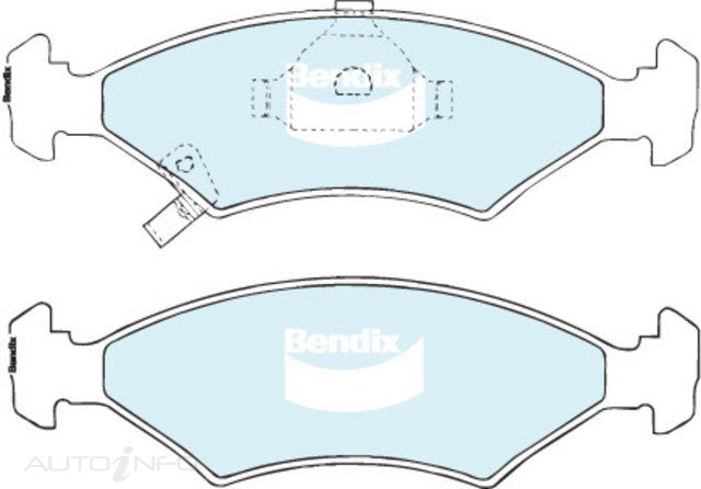 Bendix Brake Pads Front Kia Men 1.5 - DB1335GCT