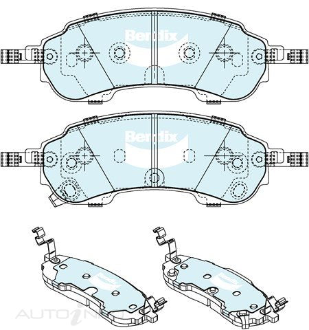 Bendix Brake Pads Rear for Ranger PY 23-On - DB2689HD