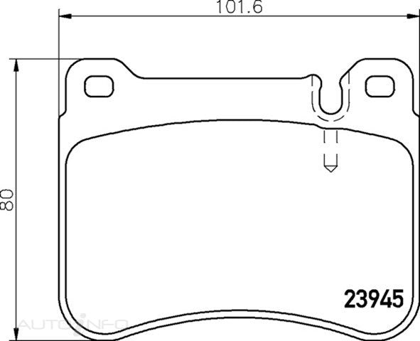 C-Plus Brake Pads Front VW C Slk Class - MDB2775
