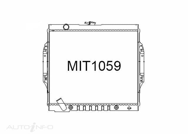 Fenix Radiators Radiator Mitsubishi Pajero V6 90-On00 - MIT1059-PA32A