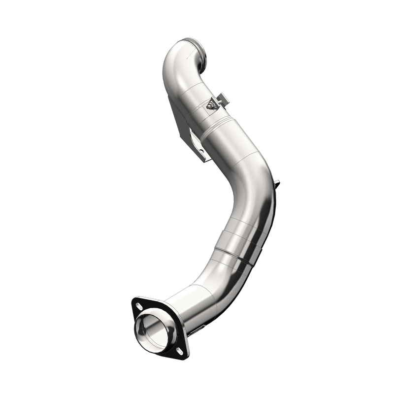 MBRP 4" Turbo Diesel Down Pipe (Powerstroke 15-16) - Aluminized Steel — fits Ford F-250