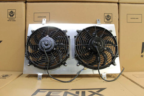 Fenix Radiators Fan Shroud & Fans (Skyline R32 GTS-T-GT-R) — fits Nissan Skyline R32 Gts