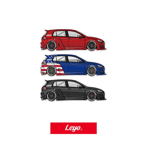 Leyo Motorsport MK7 GTI Sticker Pack