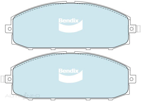 Bendix Brake Pads Front Nissan Y61 >03 - DB13614WD