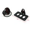 Harley Custom Generic Bobber Vintage Retro Side Axle License Plate Grille Tail Light