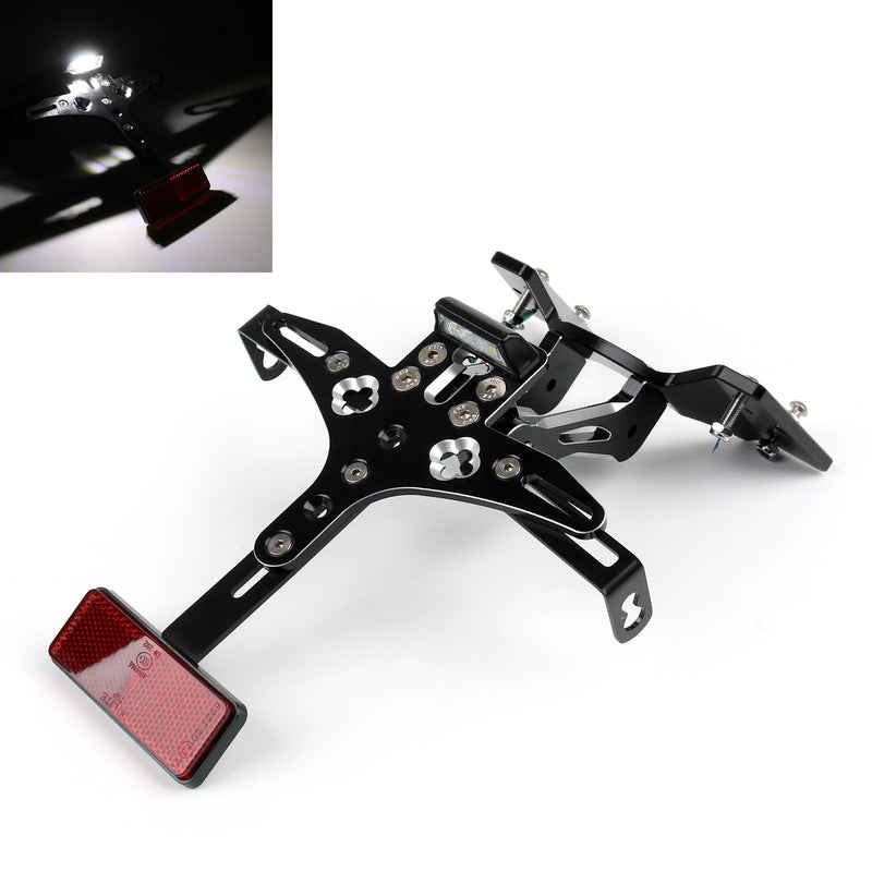 Suzuki GSXR 1000 Generic Adjustable License Plate Mount Holder Bracket (2005-2006)