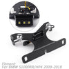BMW S1000RR HP4 2009-2018 Generic CNC License Plate Bracket Number Holder Plate LED