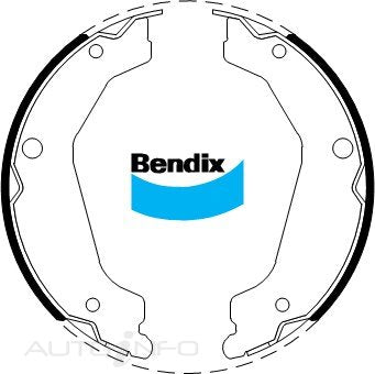 Bendix H/b/shoe Hyundai Terrano 01-On07 - BS5253