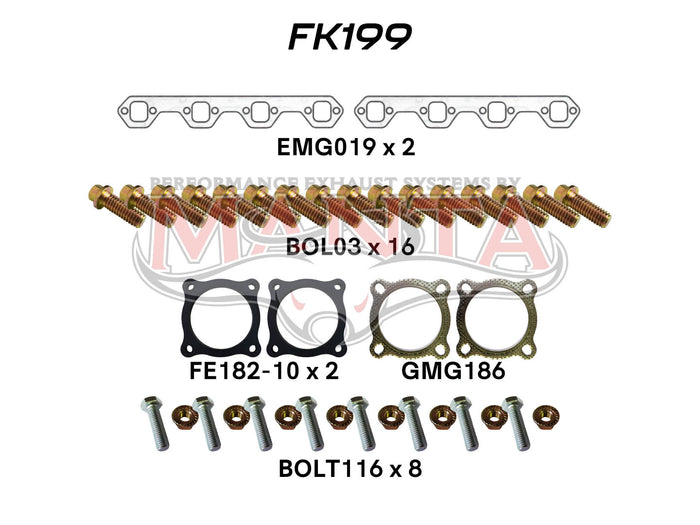 Manta Performance Extractor Fitting Kit (Falcon 91-02)