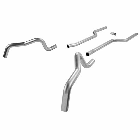 Flowmaster Crossmember-Back Exhaust System Fits 1967-1969 Camaro and Firebird with V8 engine. 3.00-inch Aluminized pipes.