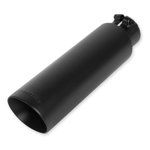Flowmaster Exhaust Tip Exhaust Tip - 3.5 in. Black Angle Cut Fits 2.5 in. Tubing- Clamp On