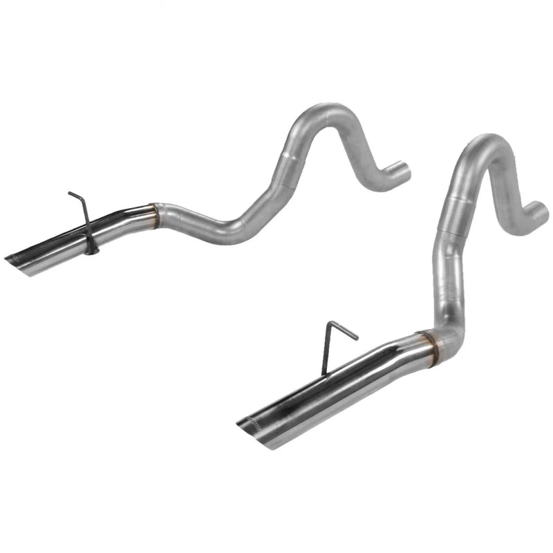 Flowmaster Pre-bent Tailpipes Fits 1986-1993 Mustang LX 5.0L engine & 1986 Mustang GT 5.0L engine. 3.0 Inch Pipes
