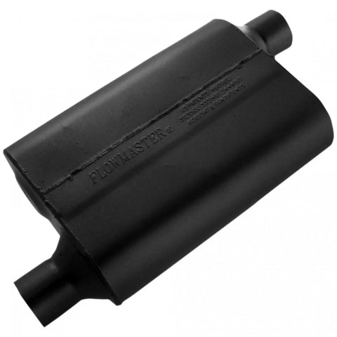 Flowmaster 40 Series Chambered Muffler 40 Series - 2.25 Offset In / 2.25 Offset Out - Aggressive Sound — fits Chevr...