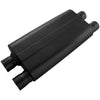 Flowmaster 80 Series Chambered Muffler 80 Series Crossflow - 2.50 Dual In / 2.50 Dual Out - Aggressive Sound — fits...