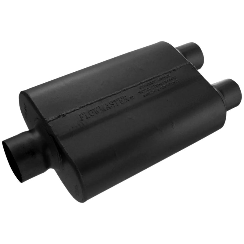 Flowmaster 40 Series Chambered Muffler 40 Series - 3.00 Center In / 2.50 Dual Out - Aggressive Sound — fits Ford Br...