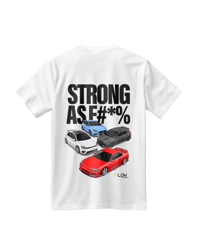 Flow Designs STRONG AS F#*%  Black Label Exclusive Oversize Tee