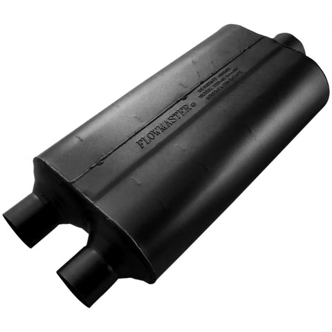 Flowmaster Super 50 Series Chambered Muffler Super 50 - 2.25 Dual In / 3.00 Center Out - Mild Sound — fits Chevrole...
