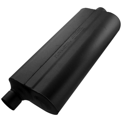 Flowmaster 70 Series Chambered Muffler 70 Series - 2.50 Offset In / 2.50 Center Out - Mild Sound — fits Ford Superd...