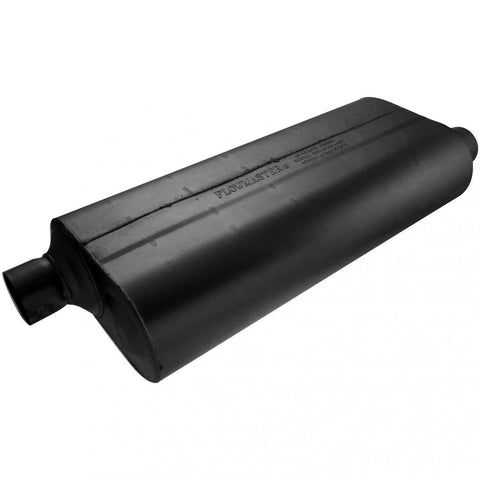 Flowmaster 70 Series Chambered Muffler 70 Series - 2.50 Offset In / 2.50 Offset Out - Mild Sound — fits Chevrolet M...