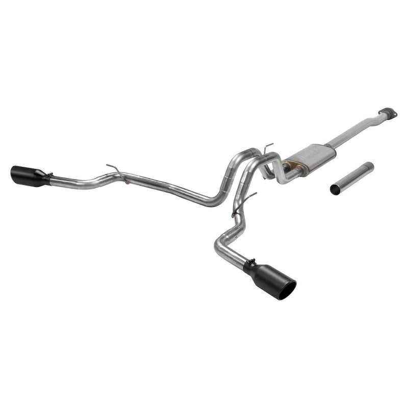 Flowmaster Flow FX Cat-back Exhaust System Fits 2015-2020 Ford F-150 with 2.7L/3.5L Ecoboost, 3.5L TiVCT or 5.0L engine. - Aggressive to moderate sound