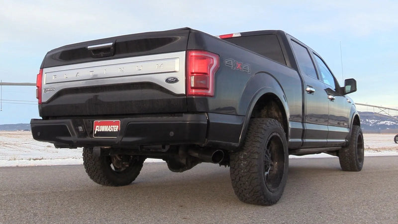 Flowmaster Flow FX Cat-back Exhaust System Fits 2015-2020 Ford F-150 trucks with 2.7L/3.5L Ecoboost, 3.5L Ti-VCT an...