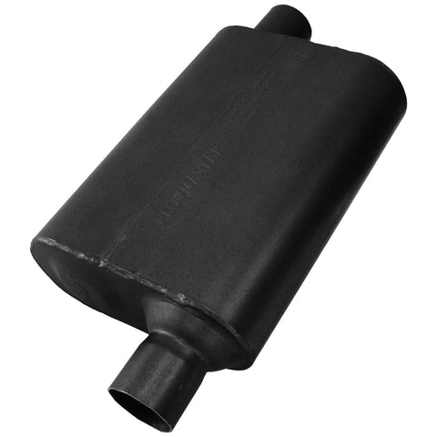 Flowmaster 40 Series Delta Flow® Chambered Muffler 40 Delta Flow® Stainless Steel - 2.25 Offset In / 2.25 Offset Ou...