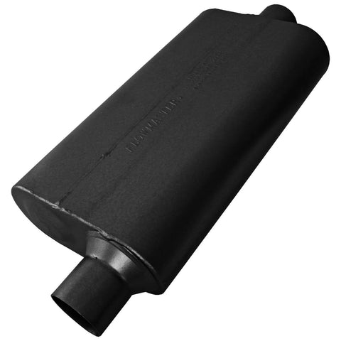 Flowmaster 50 Series Delta Flow Chambered Muffler 50 Delta Flow® Stainless Steel - 2.50 Offset In / 2.50 Center Out...
