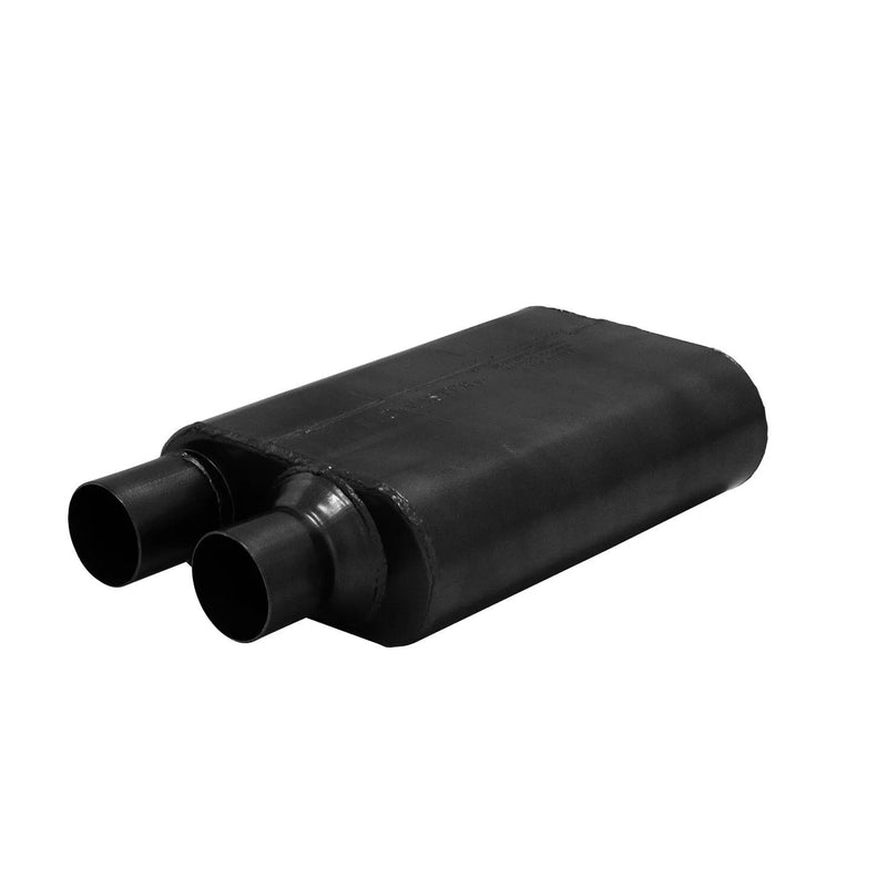Flowmaster 80 Series Chambered Muffler 80 Series Crossflow Stainless Steel -2.50 In / Out Same Side Out-Moderate/Ag...