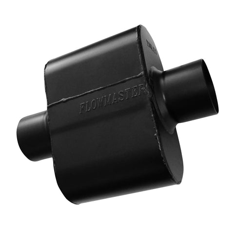 Flowmaster Super 10 Series Chambered Muffler Super 10 Series Stainless Steel- 3.00 Center In / 3.00 Center Out - Ag...