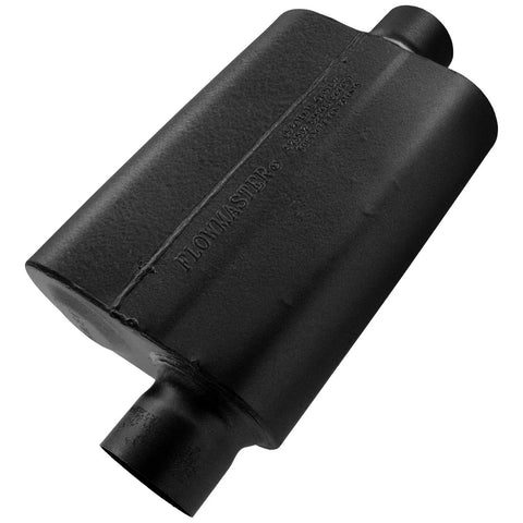 Flowmaster 40 Series Delta Flow Chambered Muffler 40 Delta Flow® Stainless Steel - 3.00 Offset In / 3.00 Center Out...