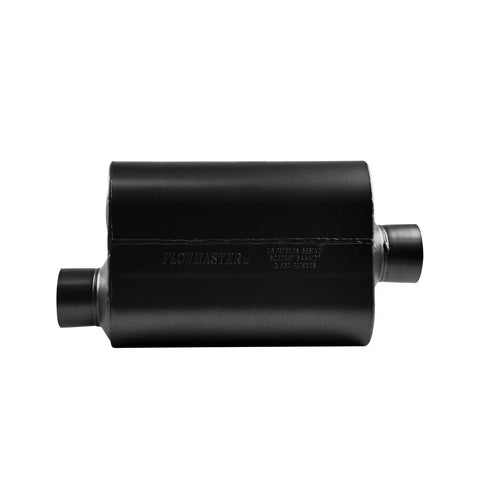 Flowmaster Super 40 Series Chambered Muffler Super 40 Stainless Steel - 3.00 Offset In / 3.00 Center Out - Aggressi... (image