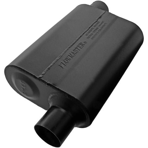 Flowmaster Super 44 Series Chambered Muffler Super 44 - 2.25 Offset In / 2.25 Offset Out - Aggressive Sound — fits...