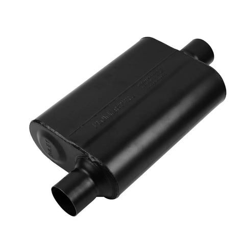 Flowmaster Super 44 Series Chambered Muffler Super 44 - 2.50 Offset In / 2.50 Center Out - Aggressive Sound