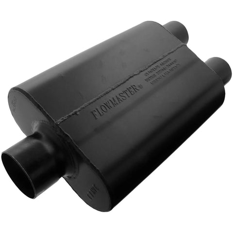 Flowmaster Super 44 Series Chambered Muffler Super 44 - 3.00 Center In / 2.50 Dual Out - Aggressive Sound