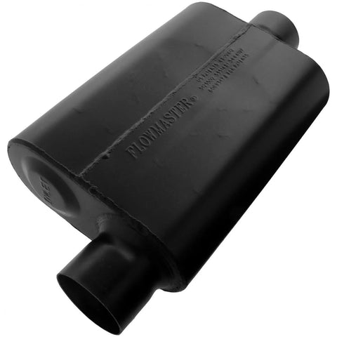 Flowmaster Super 44 Series Chambered Muffler Super 44 - 3.00 Offset In / 3.00 Center Out - Aggressive Sound — fits...