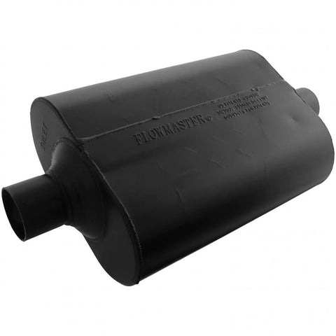 Flowmaster Super 40 Series Chambered Muffler Super 40 - 2.25 Center In / 2.25 Center Out - Aggressive Sound — fits...