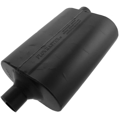 Flowmaster 60 Series Delta Flow Chambered Muffler 60 Delta Flow® - 2.25 Center In / 2.25 Offset Out - Moderate Soun...