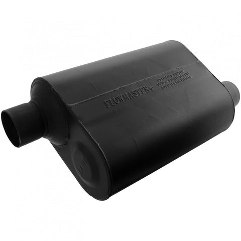 Flowmaster Super 40 Series Chambered Muffler Super 40 - 2.50 Offset In / 2.50 Offset Out - Aggressive Sound
