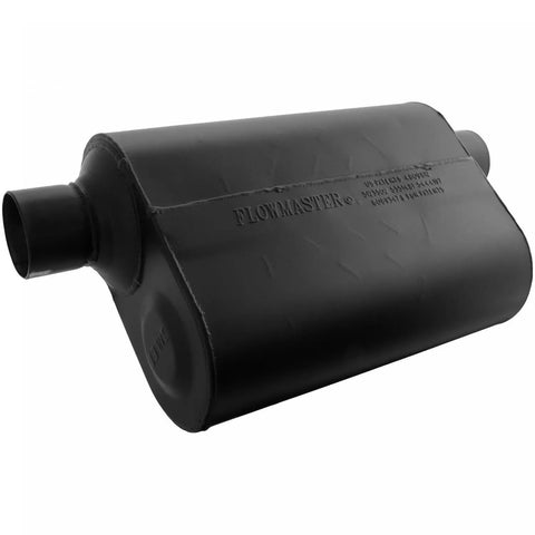 Flowmaster Super 40 Series Chambered Muffler Super 40 - 2.50 Offset In / 2.50 Same Side Out - Aggressive Sound