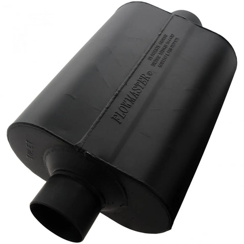 Flowmaster Super 40 Series Chambered Muffler Super 40 - 3.00 Center In / 3.00 Center Out - Aggressive Sound