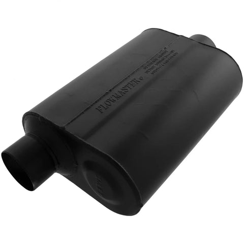 Flowmaster Super 40 Series Chambered Muffler Super 40 - 3.00 Offset In / 3.00 Center Out - Aggressive Sound