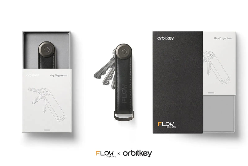 Flow Designs Flow Designs x Orbitkey - Key Organiser Leather