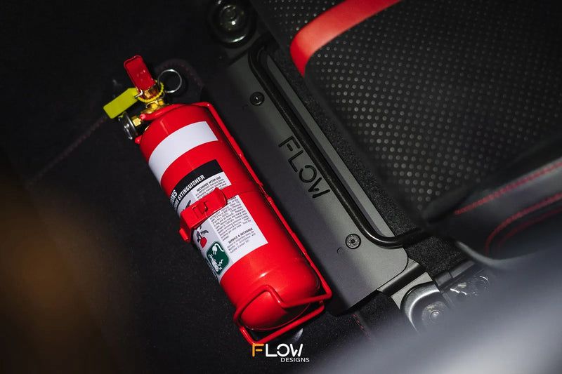 Flow Designs Adjustable Fire Extinguisher Bracket/Mount (BRZ ZD8)