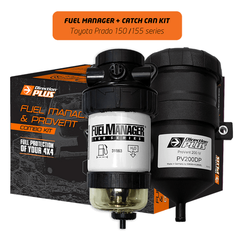 Direction Plus Fuel Manager Pre-Filter and Catch Can Kit