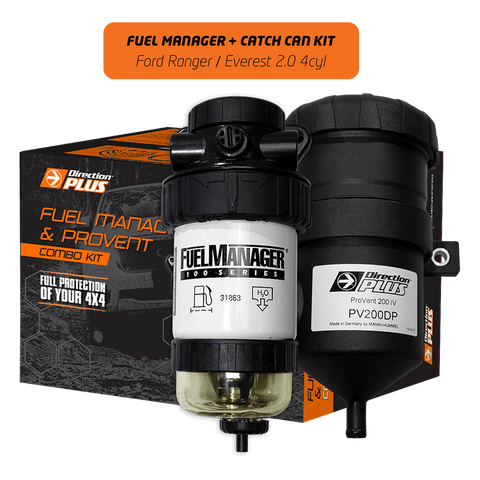 Direction Plus Fuel Manager Pre-Filter and Catch Can Kit
