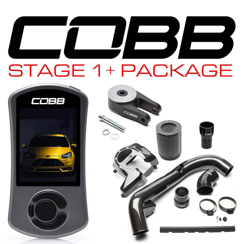 Cobb Tuning Stage 1+ Power Package - Carbon Fibre (Focus ST 13-18) — fits Ford Focus