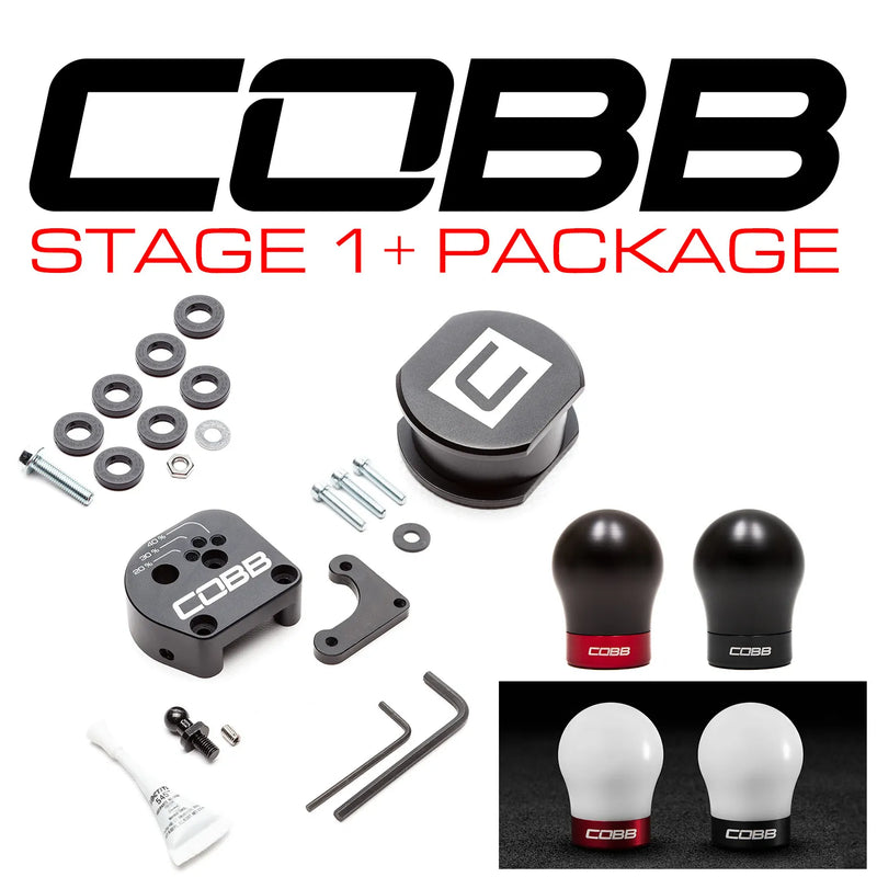 Cobb Tuning Stage 1+ Drivetrain Package (Focus 13-18) Blk — fits Ford Focus Gen 3