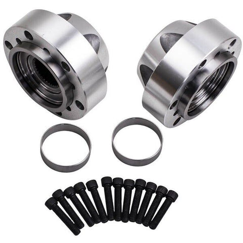 PAIR FREE WHEELING HUBS MANUAL LOCKING HUB FOR NISSAN PATROL GU GQ FORD MAVERICK