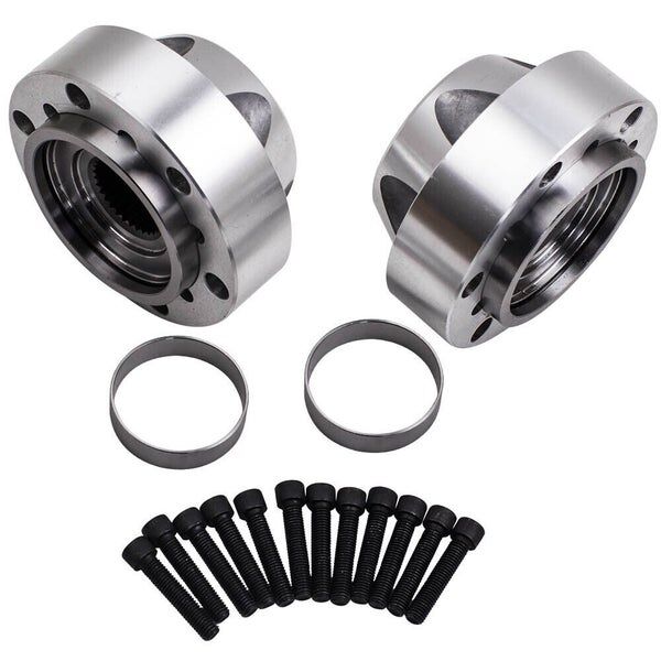 PAIR FREE WHEELING HUBS MANUAL LOCKING HUB FOR NISSAN PATROL GU GQ FORD MAVERICK